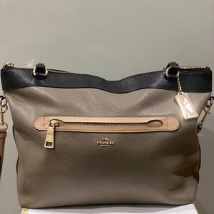 Coach Grey Shoulder Bag
